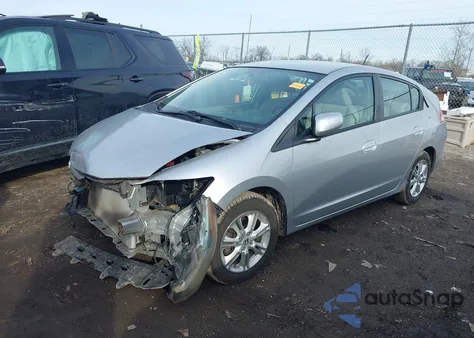 2010 Honda Insight Ex from USA, damaged, VIN JHMZE2H72AS017909